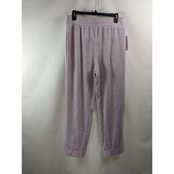 High Rise Velour Joggers Wild Fable Purple M Relaxed Casual Pants Pockets Lounge - Picture 8 of 8